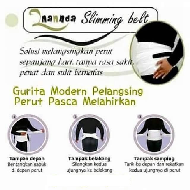 Anannda Slimming Belt Korset Ibu Melahirkan