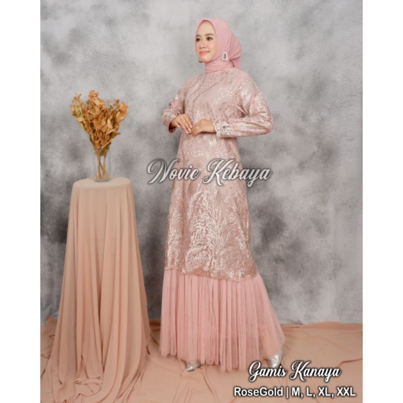 REALPICT Kebaya Gamis Tutu / Kebaya Gamis Modren / Kebaya Terbaru / Gamis Tutu Modren