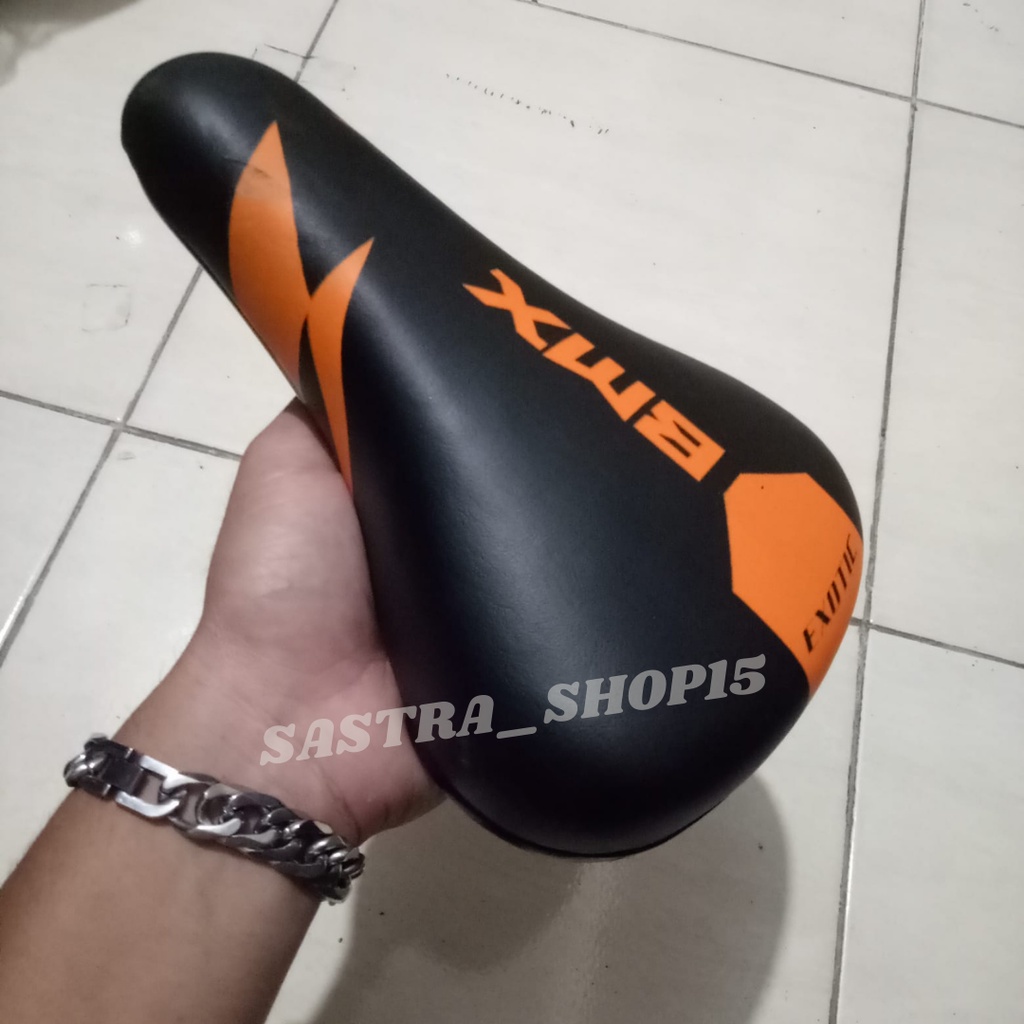 Saddle EXOTIC Sadel Sedel Jok Sepeda BMX Sepedah Lipat Lipet Anak 18 20 Inch Super Empuk Murah