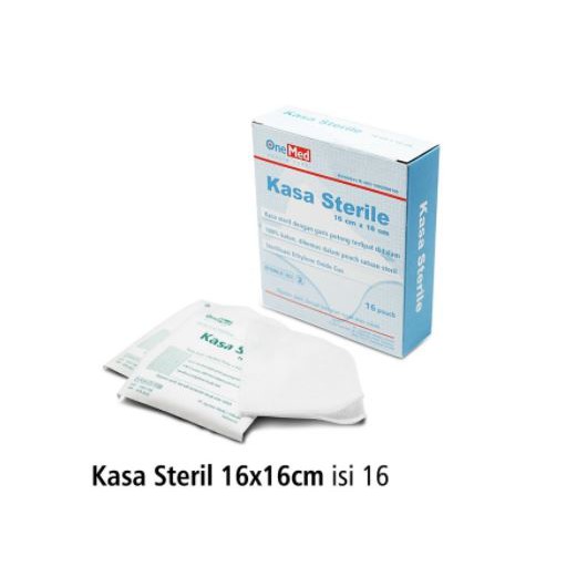 Jual Kasa Steril 16x16 Isi 16/Box OneMed Original | Shopee Indonesia