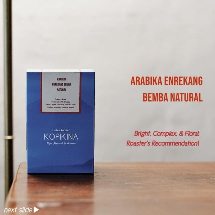 

Kopi Arabika Enrekang Bemba Natural 200gr -Diskon Besar