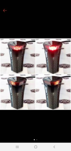 SPAKBOR BELAKANG STOP LAMP DAN SEIN KAWASAKI KLX 150 DTRACER 150