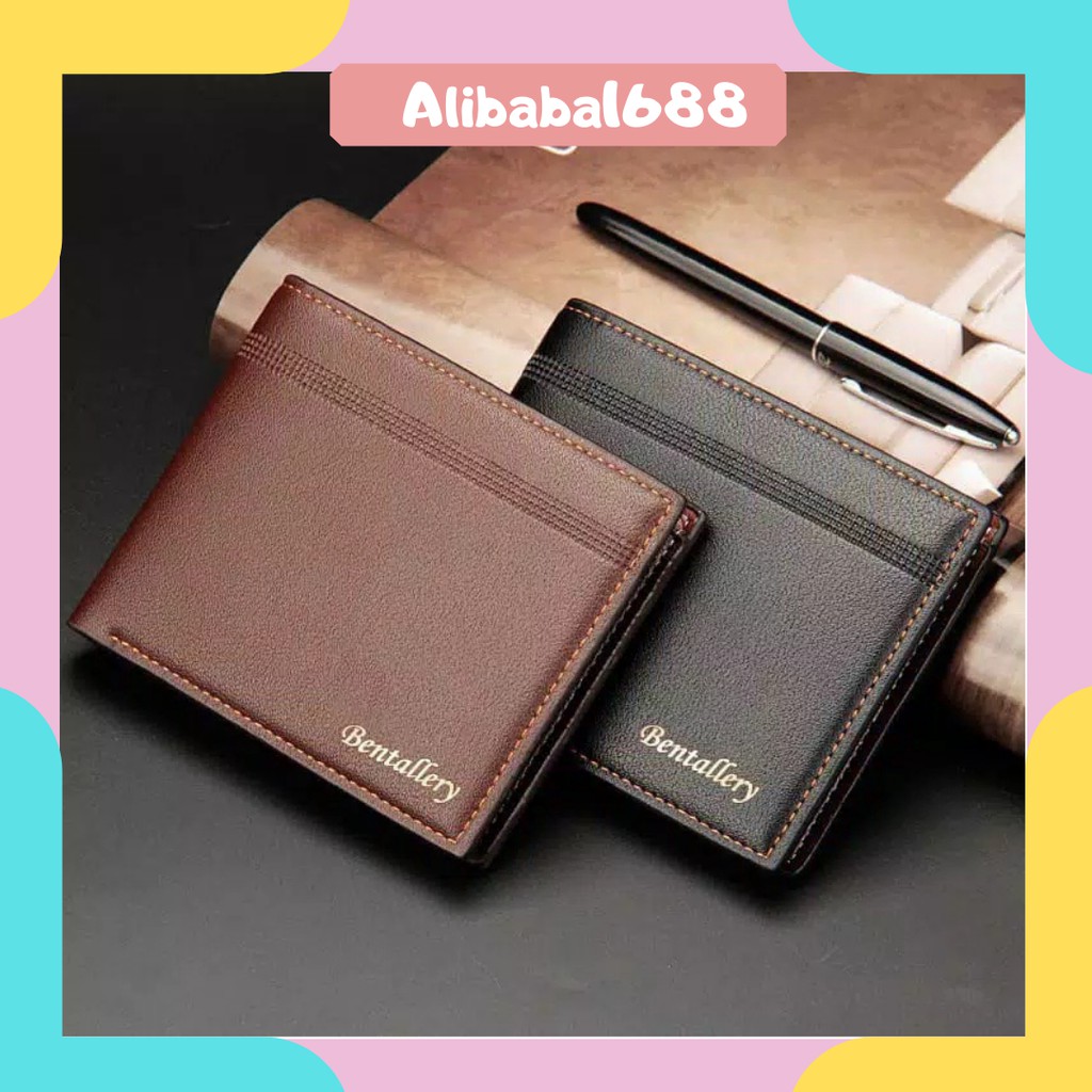 *ALIBABA1688* DOMPET PRIA DR003 / DR027 IMPORT MATERIAL PU DOMPET PENDEK DOMPET LIPAT C15