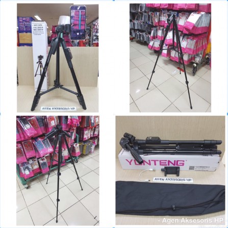 Tripod YUNTENG VCT5208 Tripod Bluetooth HP 2 in 1 Tripod Camera DSLR