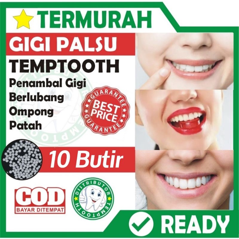 Tempthooth/Tambal Gigi Berlubang/ gigi Palsu Kuat