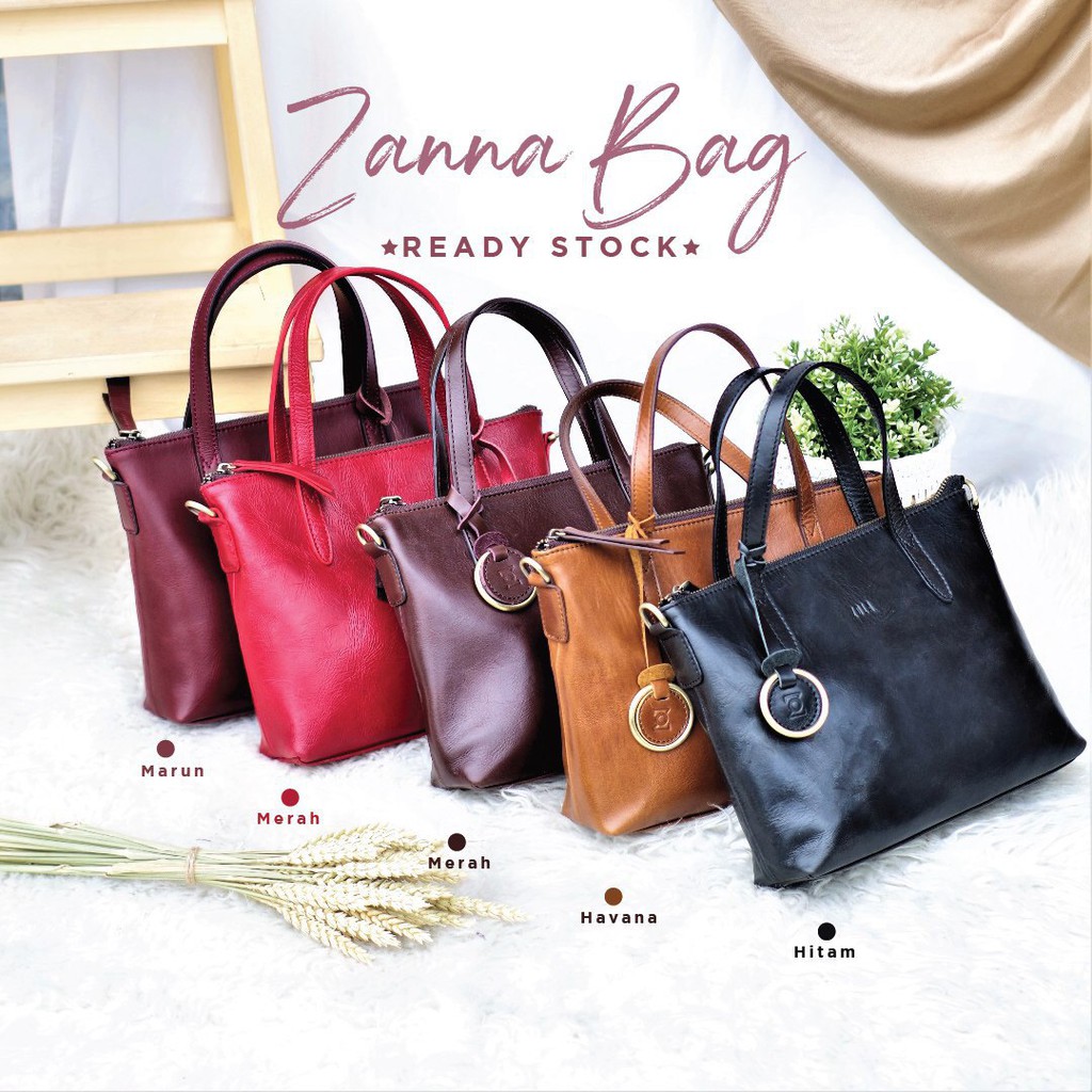 ZANNA BAG || Tas Wanita Top Handle Original by ZOLA