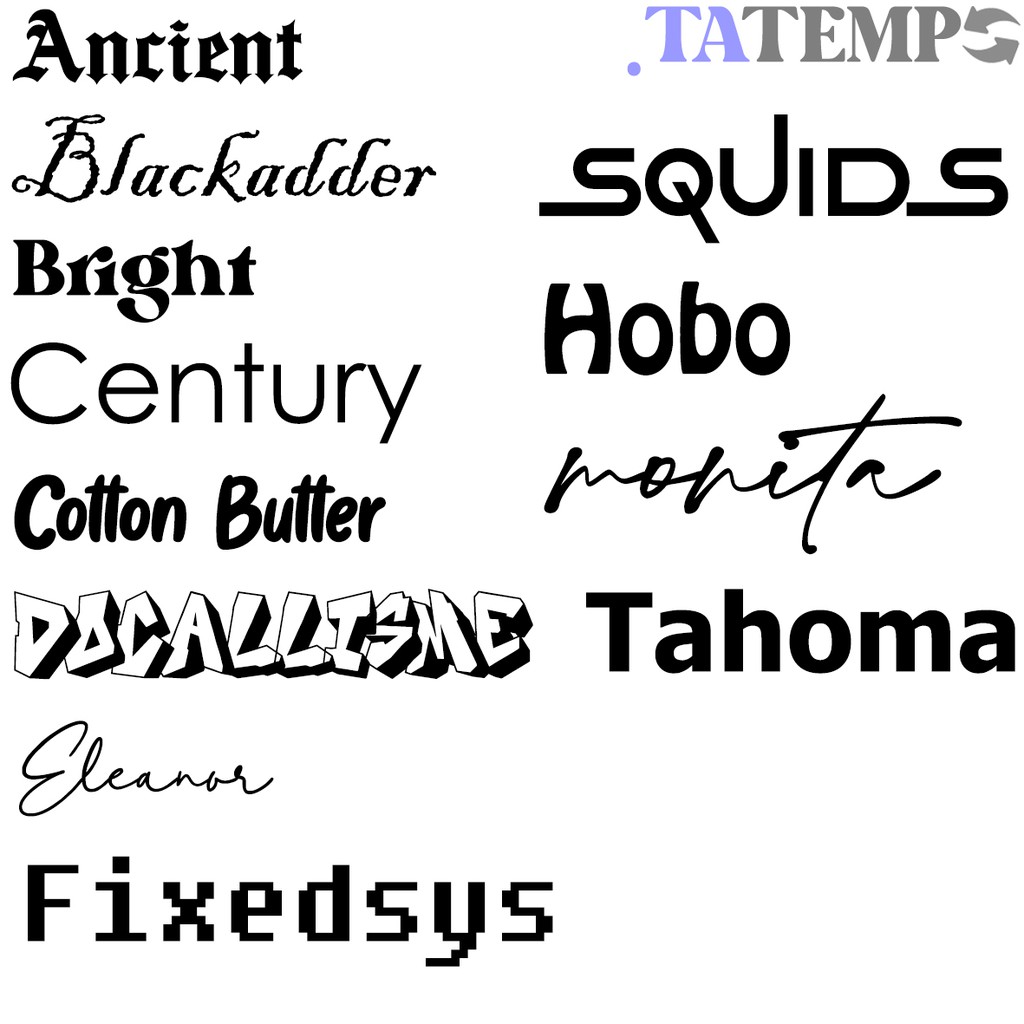 CUSTOM TATTOO TEMPORER TULISAN ATAU NAMA