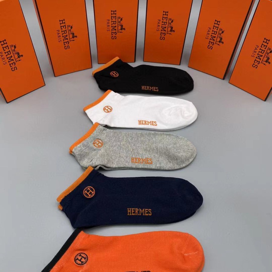 kaos kaki set socks premium quality lv new branded p1shoes terlaris