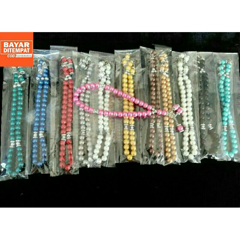 [ grosir ] tasbih mutiara 33 per 100pcs termurah, model terbaru 2021