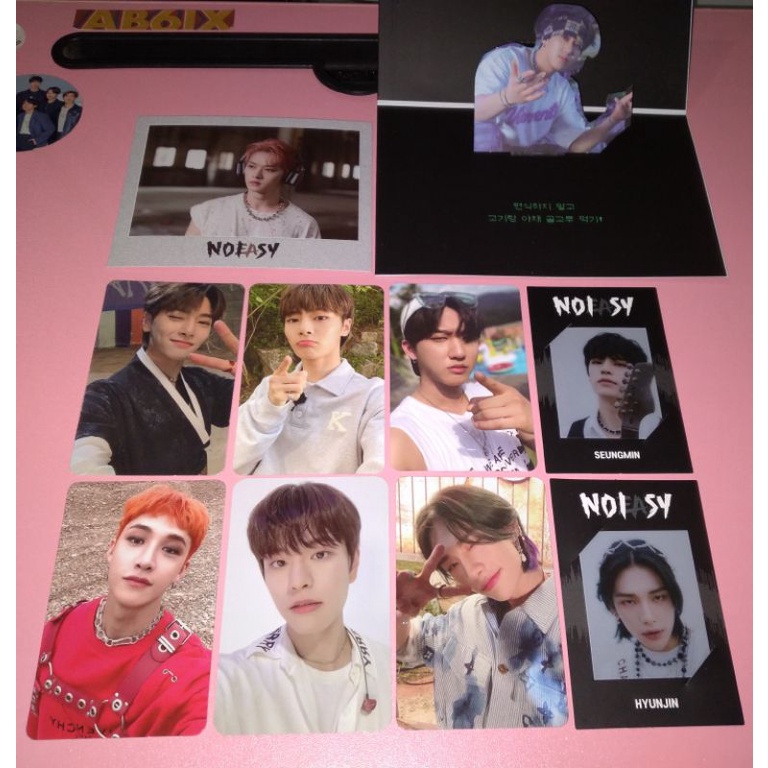 Photocard Stray Kids NoEasy Ds Changbin Chan Bangchan B Apple music appmus seungmin frame hyunjin hj