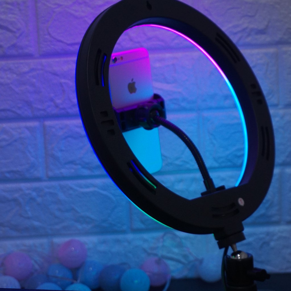 Ring Light LED RGB 26CM | 30CM + Tripod 2.1m Lampu LED Selfie Video CaseSeller