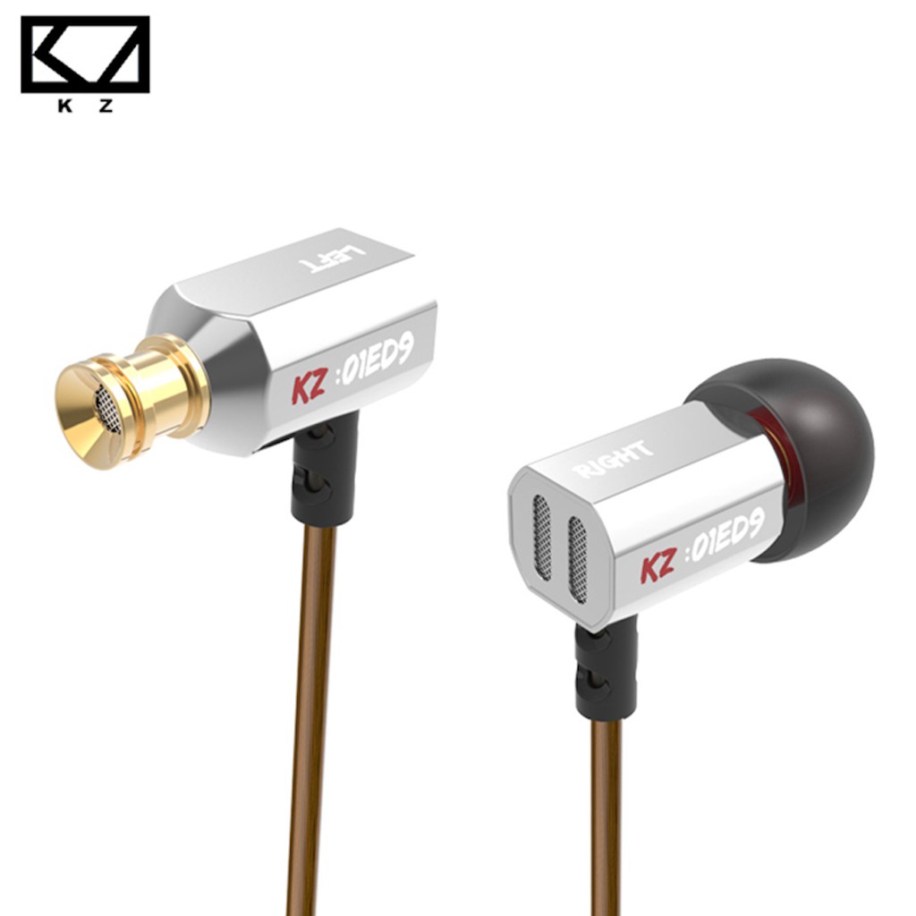 Knowledge Zenith In-Ear Earphones 3.5mm with Mic - KZ-ED9 - Black