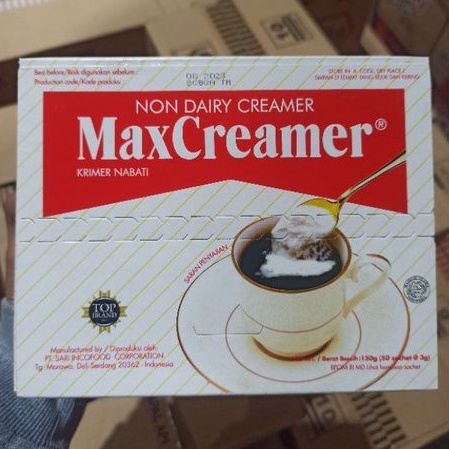 

Max Creamer 150 Gram (50 x 3 Gram)