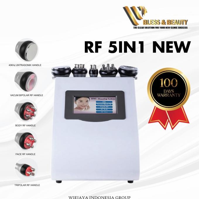 RF 5in1 Alat rf wajah Pelangsing Badan Alat RF Slimming machine + 40k