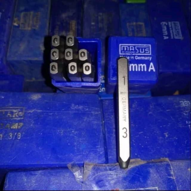 

MASUS Germany Angka Ketok 1 mm Stamp Punch Figure 0-9