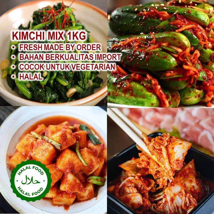 

Kimchi Mix 1kg Halal Fresh Makanan Sehat Siap Saji Korea Enak Lezat