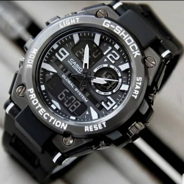 TRENDING!!! JAM TANGAN GSHOCK GST8600 CASIO BESI WATER RESIST RENANG MANDI HUJAN FAVORIT KESUKAAN