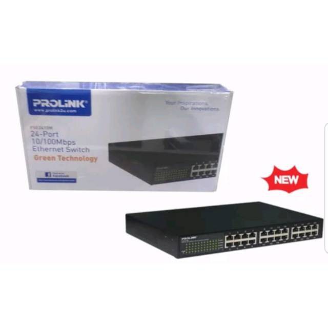 SWITCH ETHERNET PROLINK 24 PORT PSE-2410M