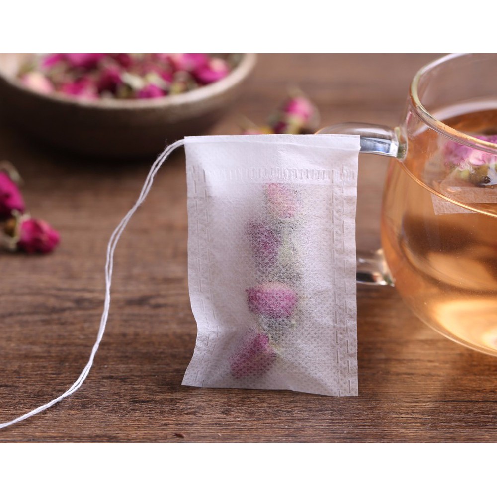 KANTONG TEH Celup Kosong 1 Pcs Tea Bag Satuan TeaBag Kantong Kosong Teh Saring Teh Minuman Herbal