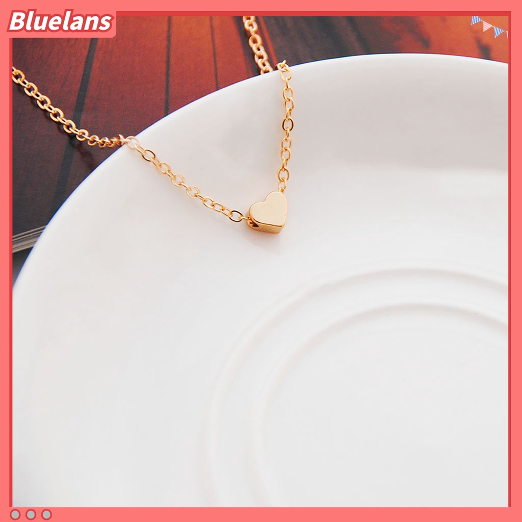 Kalung Rantai Choker Dengan Liontin Hati Untuk Wanita