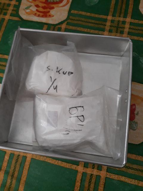 Loyang Bolu Segi Lebar 18x18cm (7x2) Tinggi 2inch