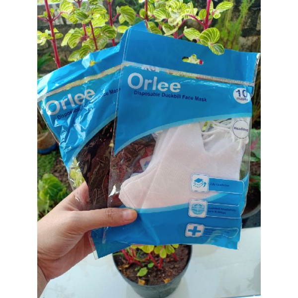 Masker Duckbill Orlee Hijab isi 10