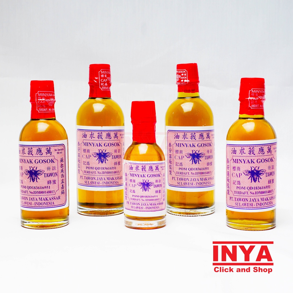 MINYAK GOSOK CAP TAWON - Liniment Oil - Massage - Pijat