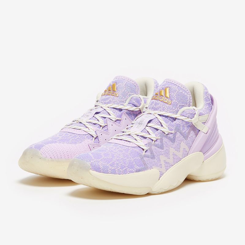 Sepatu Basket [Limited Edition] - Adidas D.N.O Issue 2 DCA Purple White - Original 1000% BNIB Resmi 