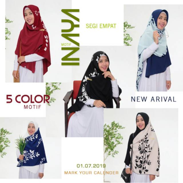 Kerudung Wolfish-Kerudung Motif-Kerudung Syari-Inaya Motif Original by syaree