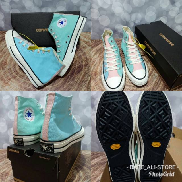 Converse ALL STAR 70S ADDICT RAINBOW Kualitas UA PREMIUM BNIB, Made In Indonesia Kwalitas ORI