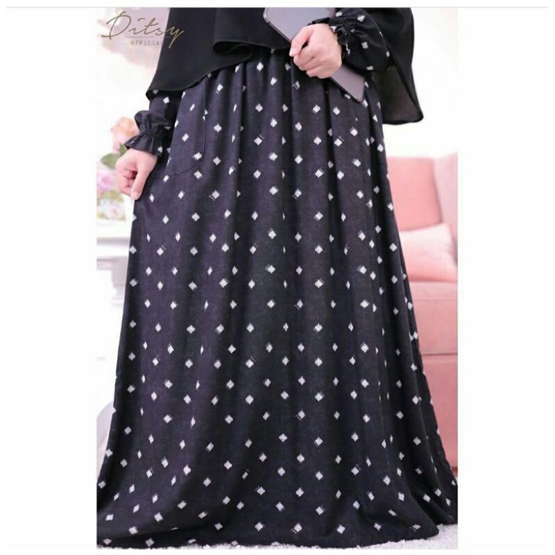 Ditsy Fallon jetblack L