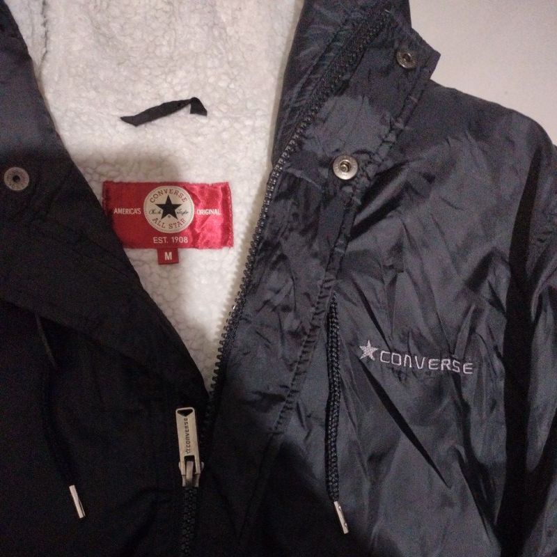 Jaket Parasut Converse Serpha Original