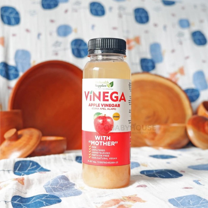 

Jual Dehealth Supplies Vinega Apple Vinegar (Botol Plastik) 250 Ml