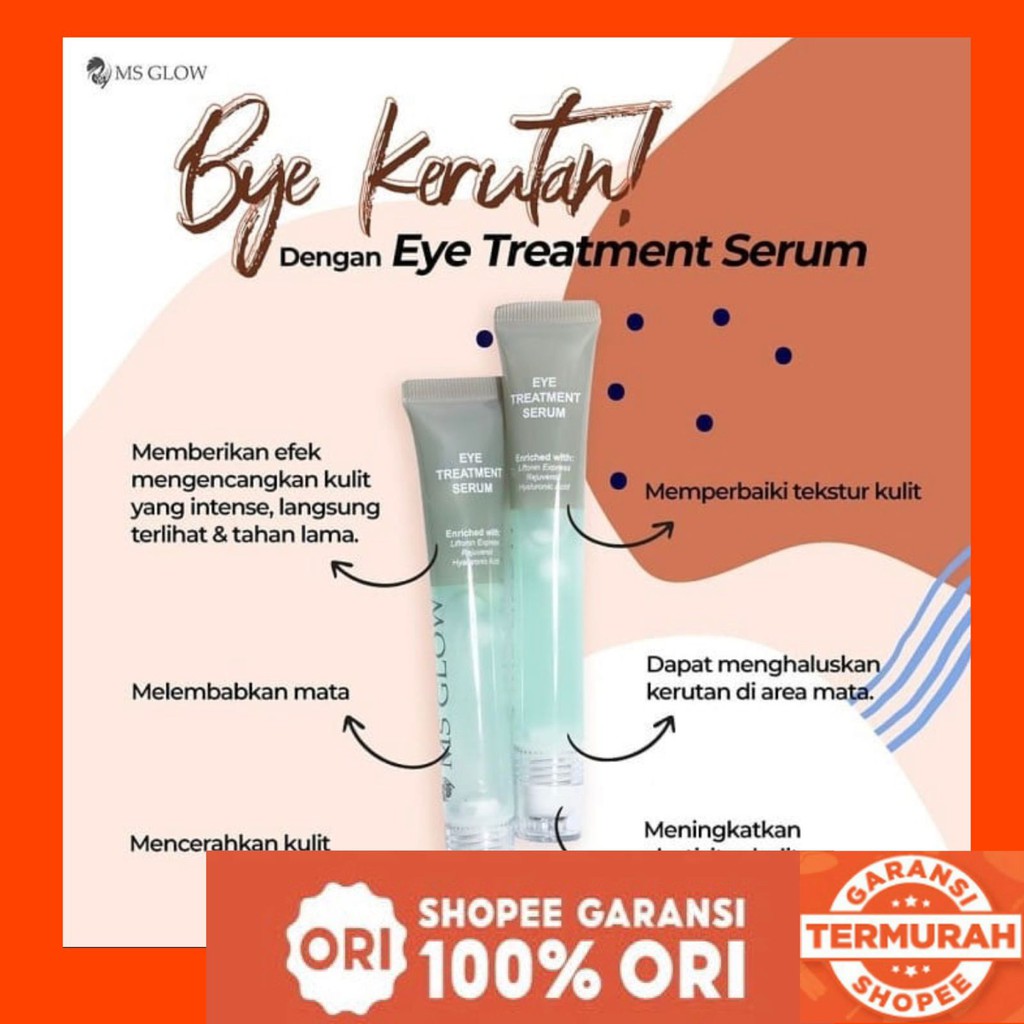 EYE TREATMENT SERUM MS GLOW / MS GLOW SERUM MATA / EYE SERUM MS GLOW