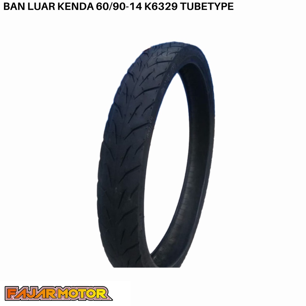 BAN LUAR KENDA 60/90-14 (215/225-14) TUBETYPE K6329 BABY LOOK