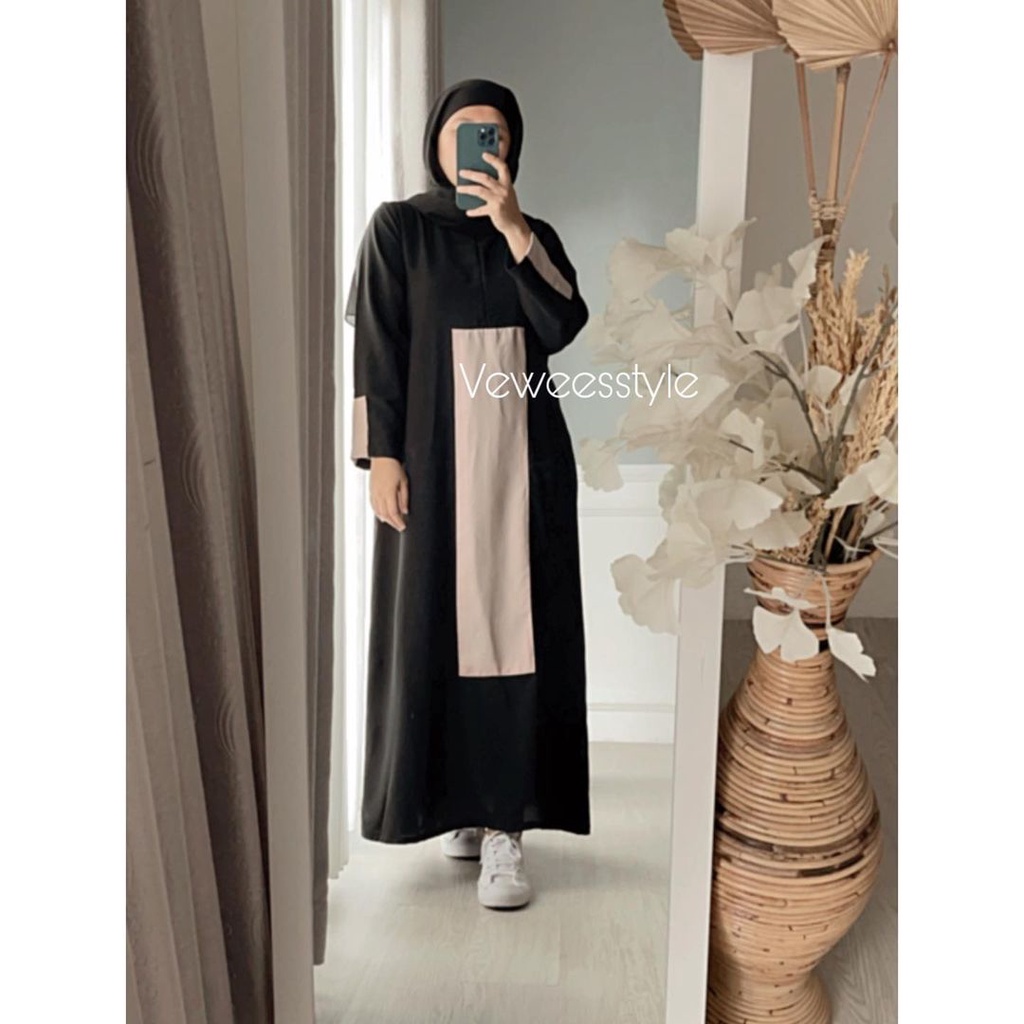 gamis turkey - busana muslim - jubah terbaru - abaya ratih2 anak/ dewasa (BR112)