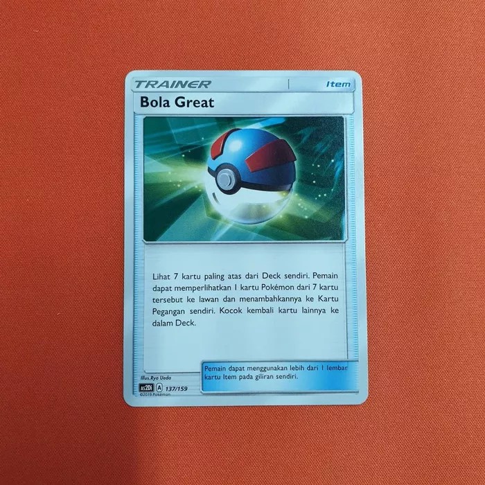 Kartu Pokemon Indonesia - Trainer - Item - Bola Great
