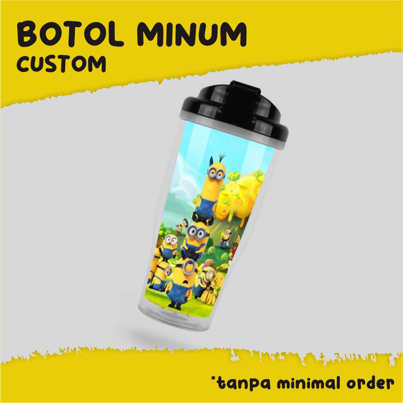Botol Tumbler Standart Starbucks Custom | Minions