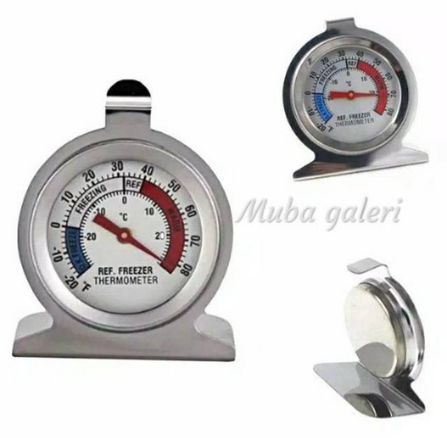 THERMOMETER FREEZER LEMARI ES KULKAS REFRIGERATOR STAINLESS