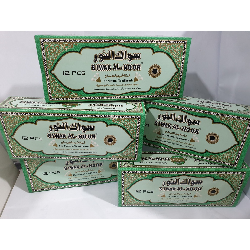 Siwak Asli Premium  1lusin Original sunah rosul sikat gigi kayu nabi muhammad siwak besar kayu siwak asli