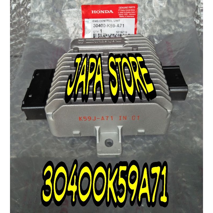 30400K59A71 ECM NEW VARIO 150 KEYLESS CDI NEW VARIO 150 KEYLESS ECU NEW VARIO 150 KEYLESS ORI AHM JA
