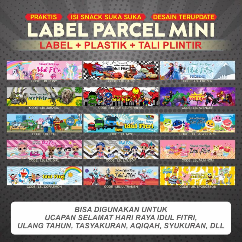 

Label Snack / plastik Angpao lebaran selamat hari raya idul Fitri PART 2