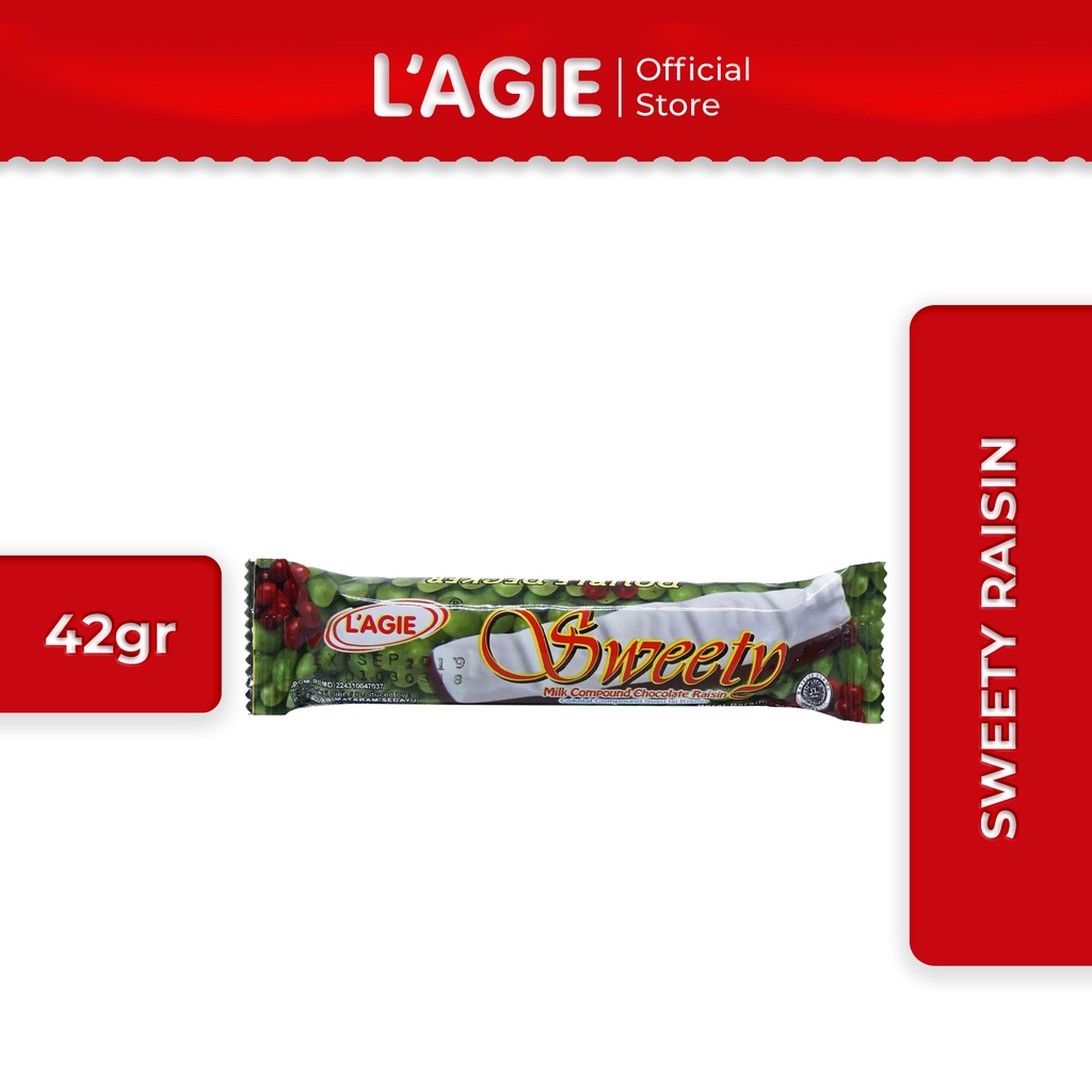 

Lagie Coklat Kismis Sweety 42gr