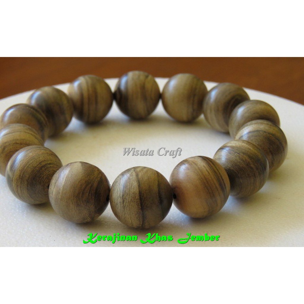 Gelang Kayu GAHARU PAPUA 18 mm