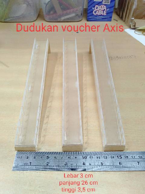 Dudukan voucher Axis 20 tingkat