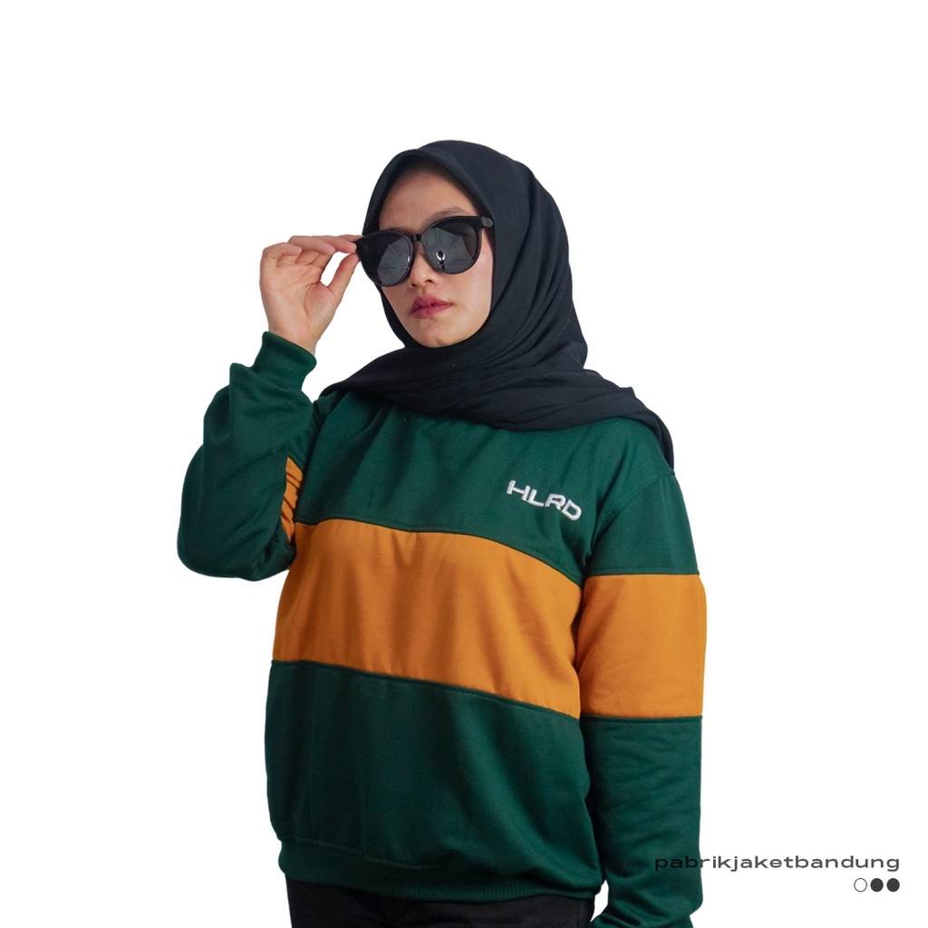 Holyrider Sweatshirt Stripe Henzie Emerald II Sweatshirt Stripe Fashionable