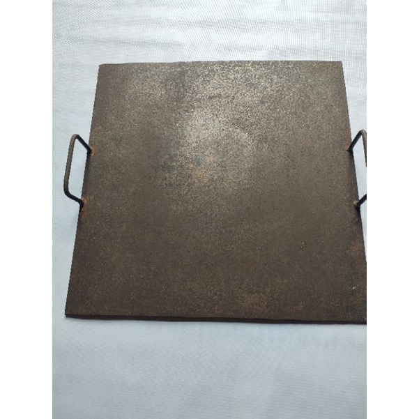 Wajan Roti Bakar Bahan Baja Hitam Ukuran 45 x 45 cm Tebal 5mm