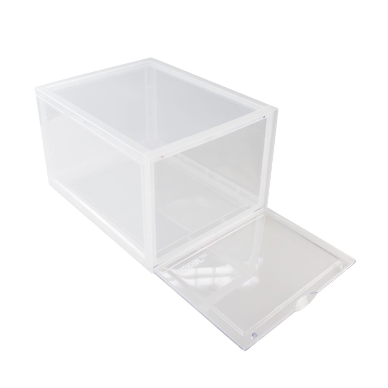 NORHM MODULAR LABORATORY Shoe Container - Herness 36x28x22 - TRANSPARENT