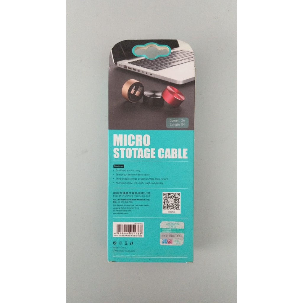 Kabel Micro USB US-SJ163 Storage Cable USAMS