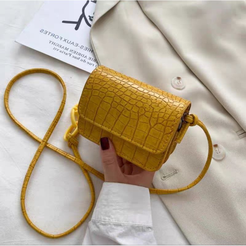 Clutch mini hanin Croco FB59